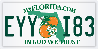 FL license plate EYYI83