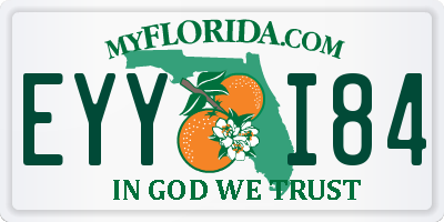 FL license plate EYYI84