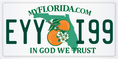 FL license plate EYYI99