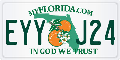FL license plate EYYJ24