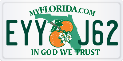 FL license plate EYYJ62