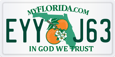 FL license plate EYYJ63