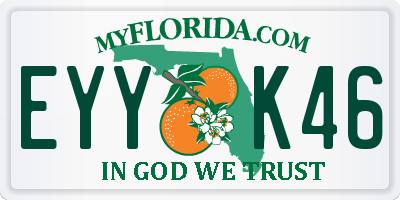 FL license plate EYYK46