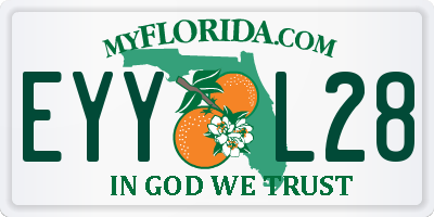 FL license plate EYYL28