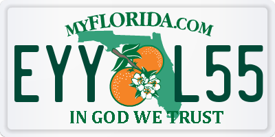 FL license plate EYYL55