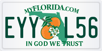 FL license plate EYYL56