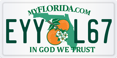 FL license plate EYYL67