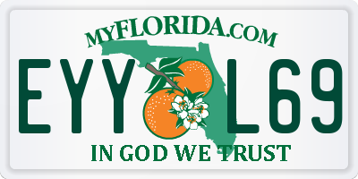 FL license plate EYYL69