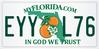 FL license plate EYYL76