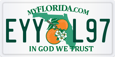 FL license plate EYYL97