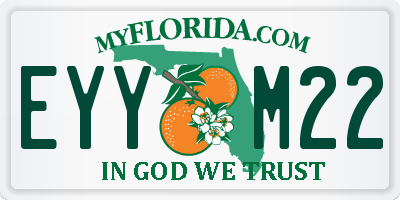 FL license plate EYYM22