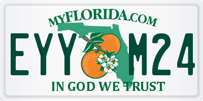 FL license plate EYYM24