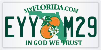 FL license plate EYYM29
