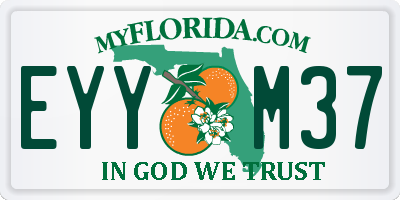 FL license plate EYYM37