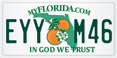 FL license plate EYYM46