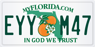 FL license plate EYYM47