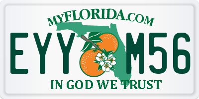 FL license plate EYYM56