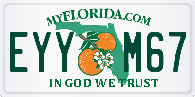 FL license plate EYYM67