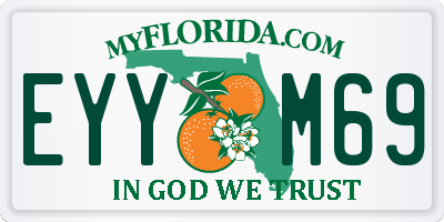 FL license plate EYYM69