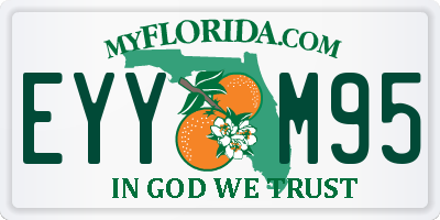 FL license plate EYYM95