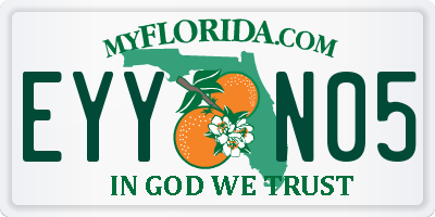 FL license plate EYYN05
