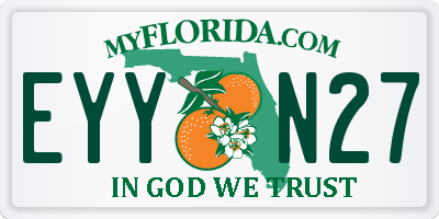 FL license plate EYYN27
