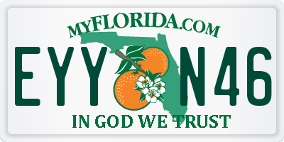 FL license plate EYYN46