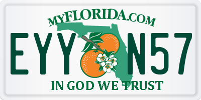 FL license plate EYYN57