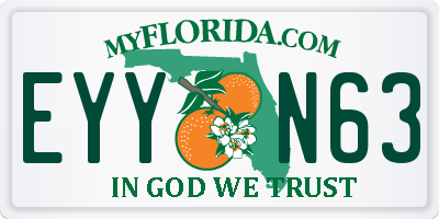 FL license plate EYYN63