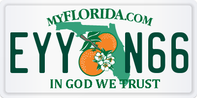 FL license plate EYYN66