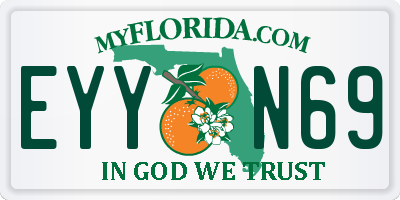 FL license plate EYYN69