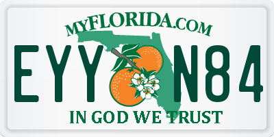 FL license plate EYYN84