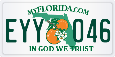 FL license plate EYYO46