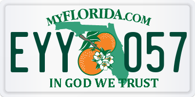 FL license plate EYYO57