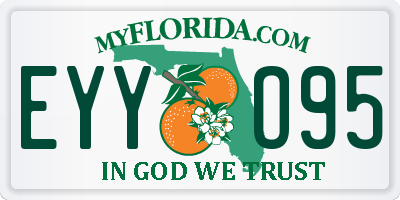 FL license plate EYYO95