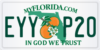 FL license plate EYYP20