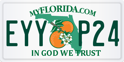 FL license plate EYYP24