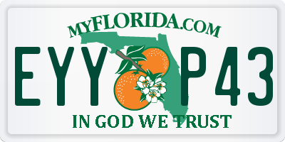 FL license plate EYYP43