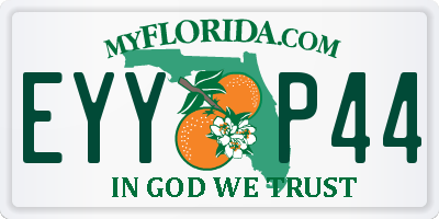 FL license plate EYYP44