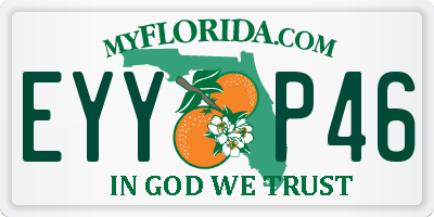 FL license plate EYYP46