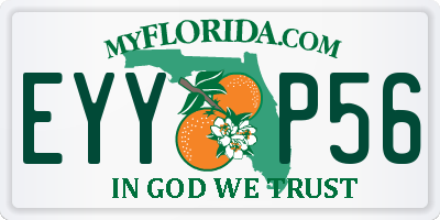 FL license plate EYYP56
