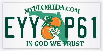 FL license plate EYYP61