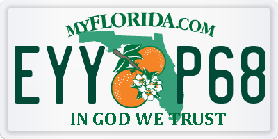FL license plate EYYP68