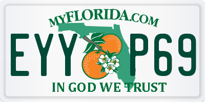 FL license plate EYYP69