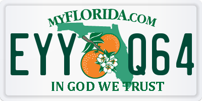 FL license plate EYYQ64