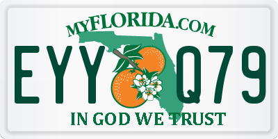 FL license plate EYYQ79