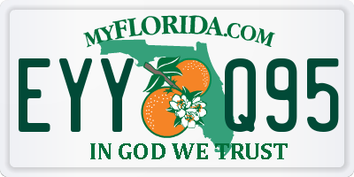 FL license plate EYYQ95