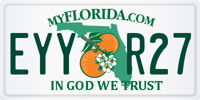 FL license plate EYYR27