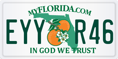 FL license plate EYYR46