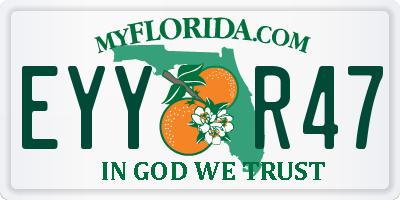 FL license plate EYYR47